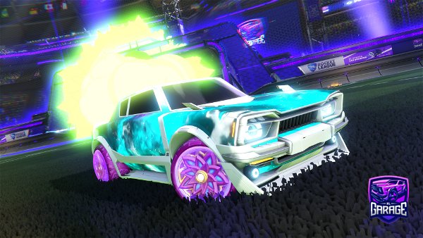 A Rocket League car design from Toippapro