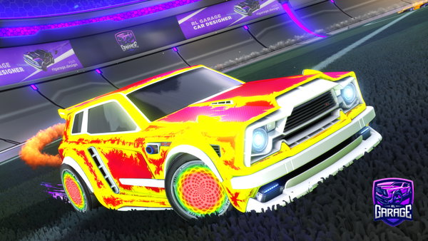 A Rocket League car design from Nugget2359