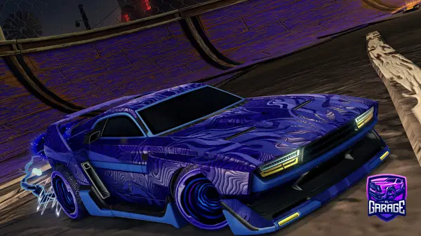 A Rocket League car design from -Goose-