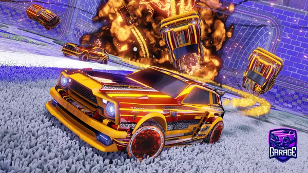 A Rocket League car design from AK0VIIC