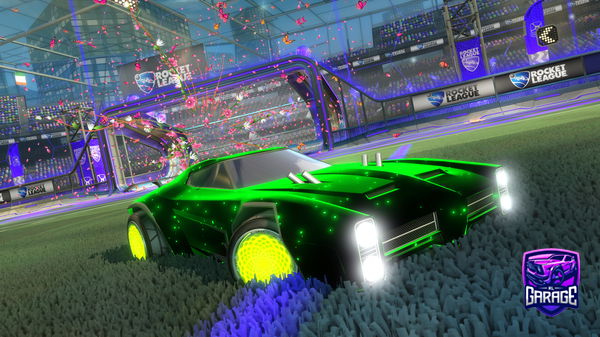 A Rocket League car design from PWR-UK