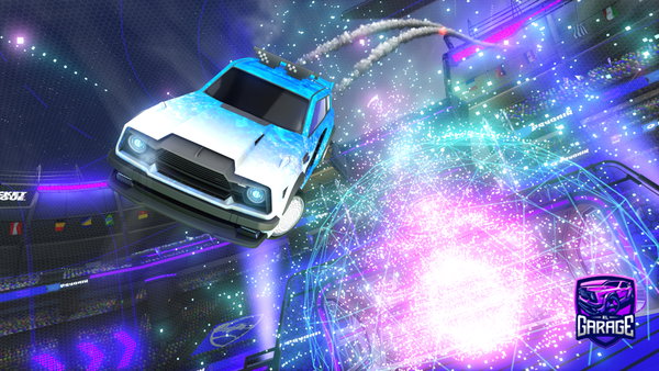 A Rocket League car design from ItsBartjeSTEAM