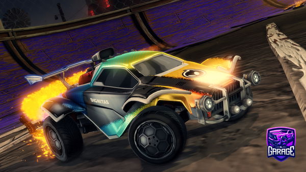 A Rocket League car design from Ferni15