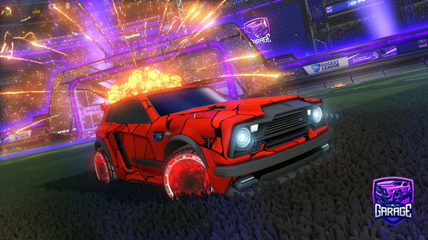 A Rocket League car design from Tomei124