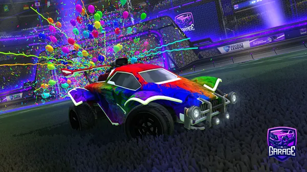A Rocket League car design from Couplekisscamera