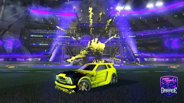 A Rocket League car design from Cyberspacerl