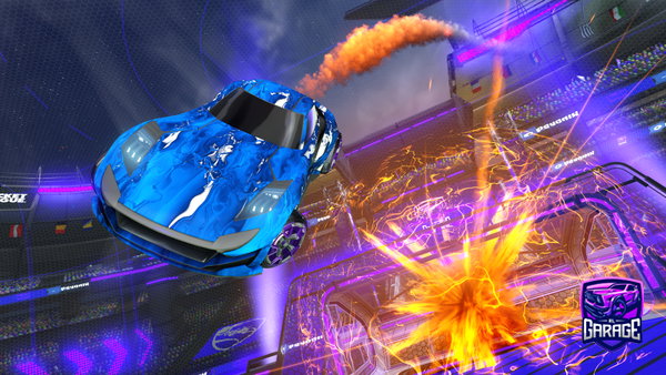 A Rocket League car design from XvGalaxy123