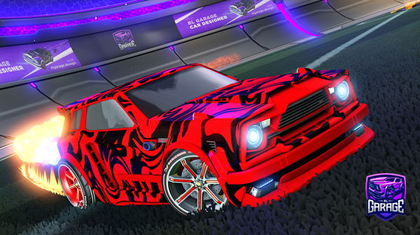 A Rocket League car design from xrimed