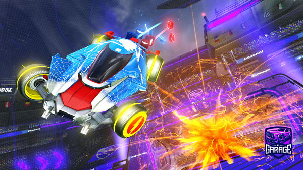 A Rocket League car design from Chainsawman1104