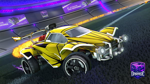 A Rocket League car design from AyTeVe