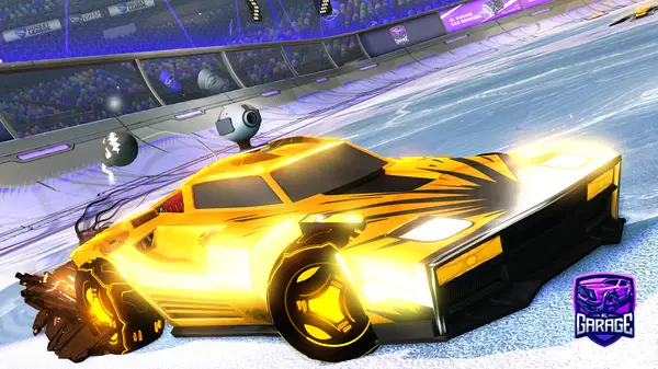 A Rocket League car design from MTGX