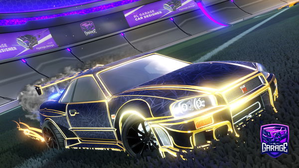 A Rocket League car design from JMarkall