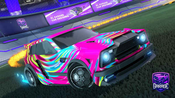 A Rocket League car design from KTiniOfficial