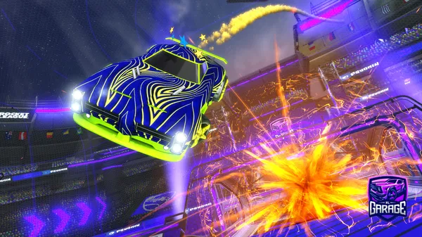 A Rocket League car design from kekzodknz