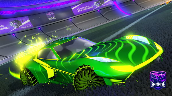 A Rocket League car design from Jxmy476