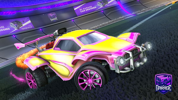A Rocket League car design from GHo_X_ST