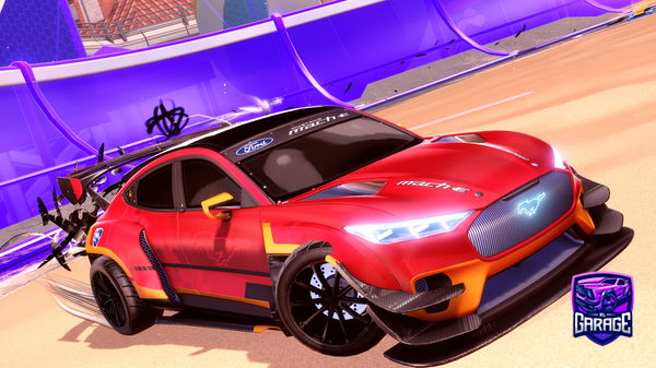 A Rocket League car design from Ezbtou