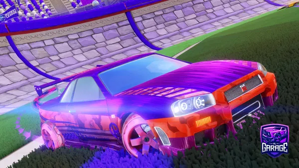 A Rocket League car design from Green1377ismyps