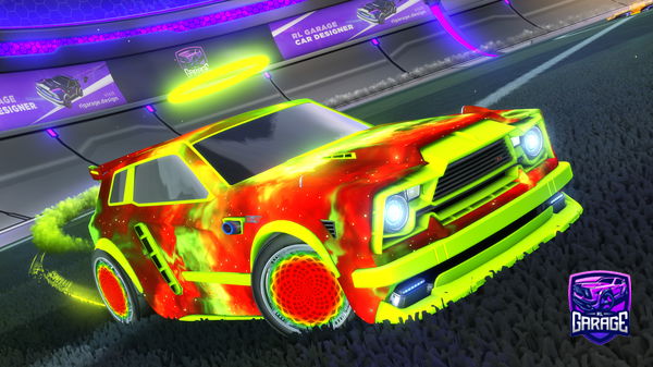 A Rocket League car design from Glmn80_name_ps4