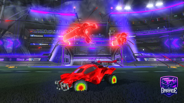 A Rocket League car design from VORTISM