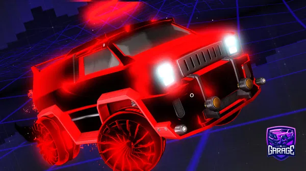 A Rocket League car design from DarkMist182