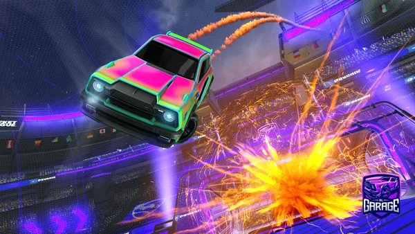 A Rocket League car design from xYxngJo
