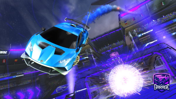 A Rocket League car design from FlashRun77