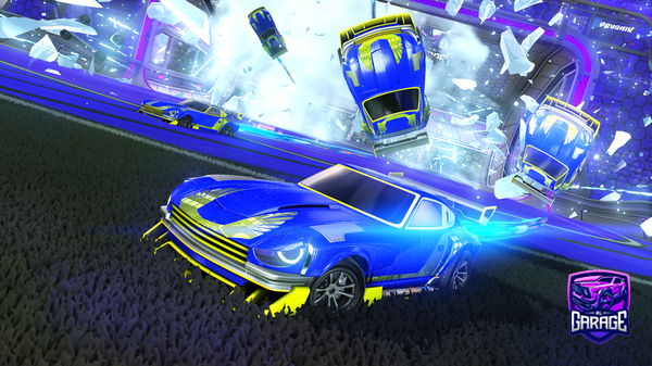 A Rocket League car design from RAYZORDRAGONXVI