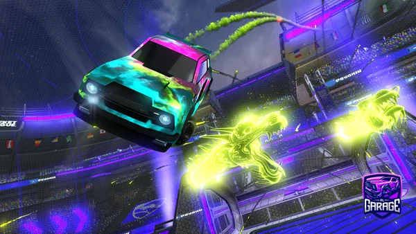 A Rocket League car design from Mini_Bond006