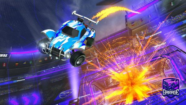 A Rocket League car design from Dily