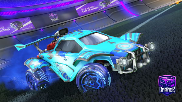 A Rocket League car design from Synxty