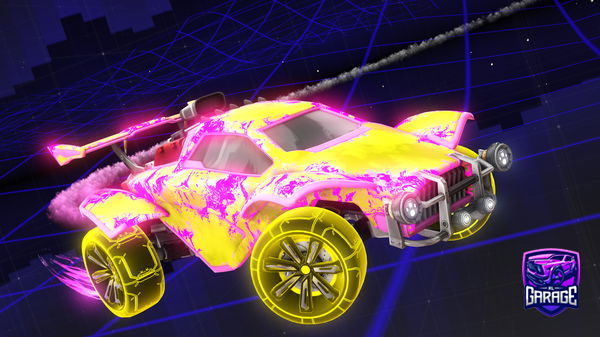 A Rocket League car design from synxxrl