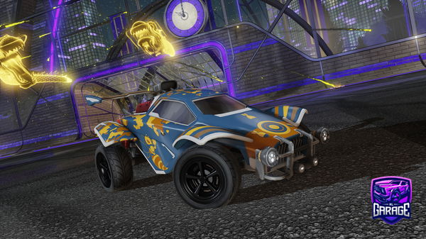 A Rocket League car design from Mseaturas