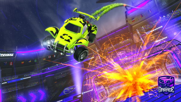 A Rocket League car design from npolidore22