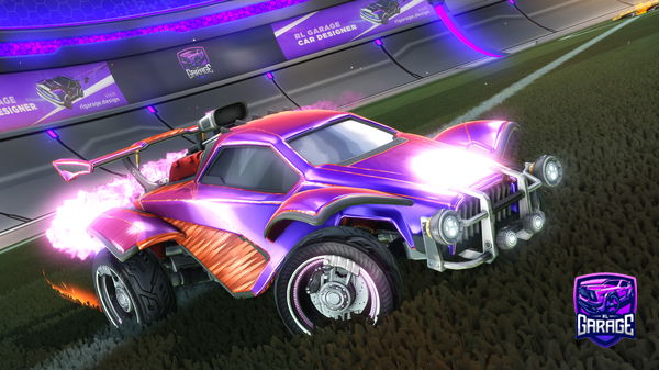 A Rocket League car design from Vulka