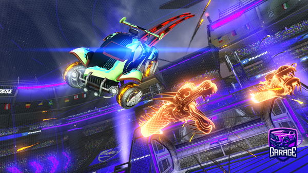 A Rocket League car design from RiceIsTasty