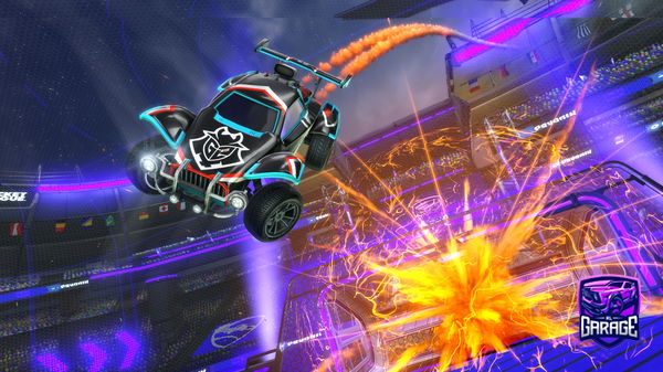 A Rocket League car design from octaneoce