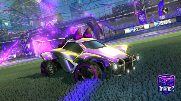 A Rocket League car design from FireFox14