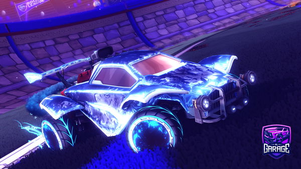 A Rocket League car design from SMARKINO