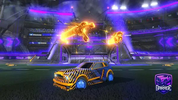 A Rocket League car design from Bluwie