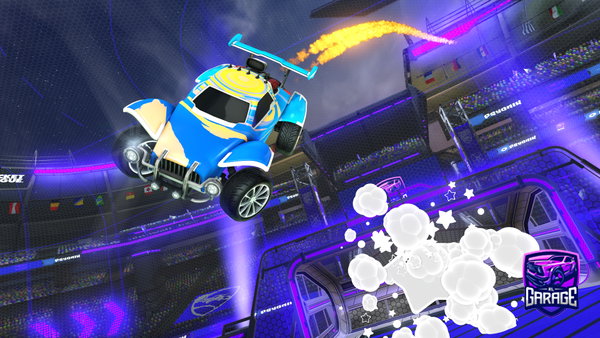 A Rocket League car design from obanaionbankai