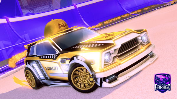 A Rocket League car design from SandFiregock16