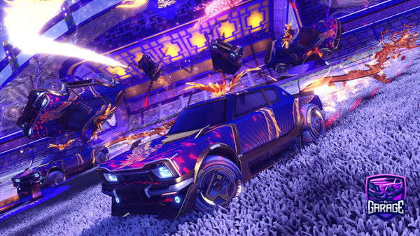 A Rocket League car design from Blueberries