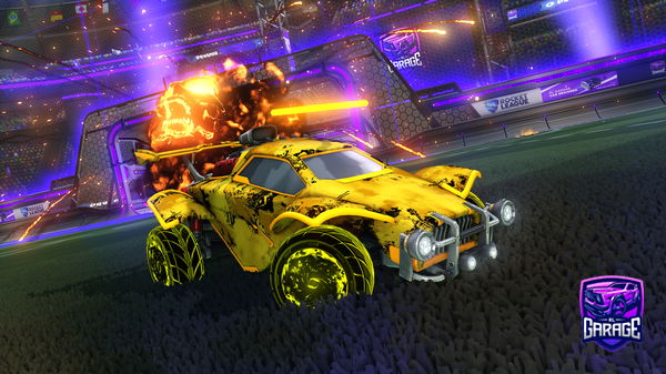 A Rocket League car design from NightRid3r