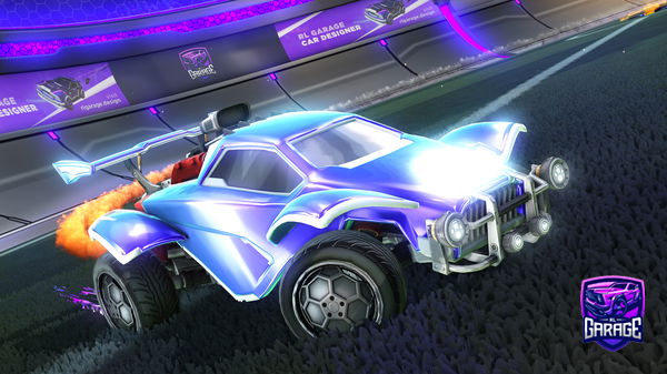 A Rocket League car design from dasher72