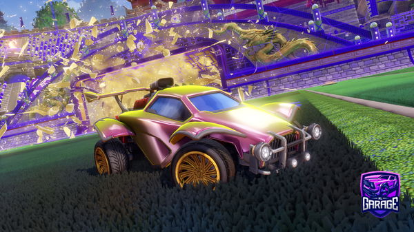 A Rocket League car design from oemblack