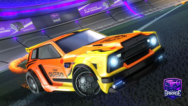 A Rocket League car design from Clemaju_