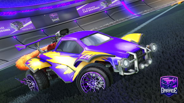 A Rocket League car design from GHo_X_ST