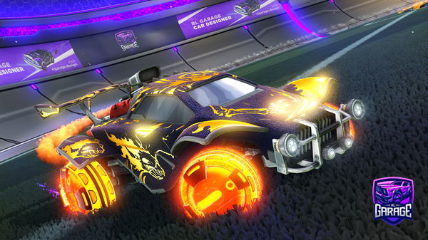 A Rocket League car design from TheBear21312