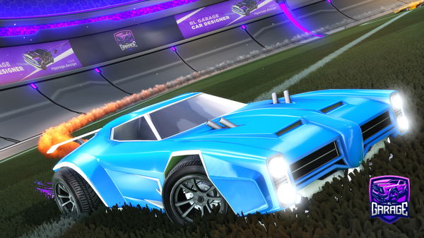 A Rocket League car design from BananeJaunes